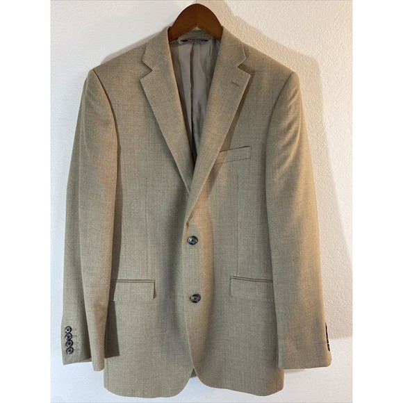 Saks Fifth Avenue Blazer Silk Wool Blend Slim-Fit Suit Seperate Sport Jacket 40L